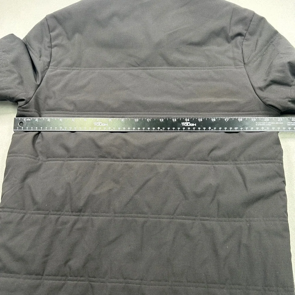 TravisMathew Mens Black Palisades‎ Quilted Puffer Jacket Full Zip Style Size M